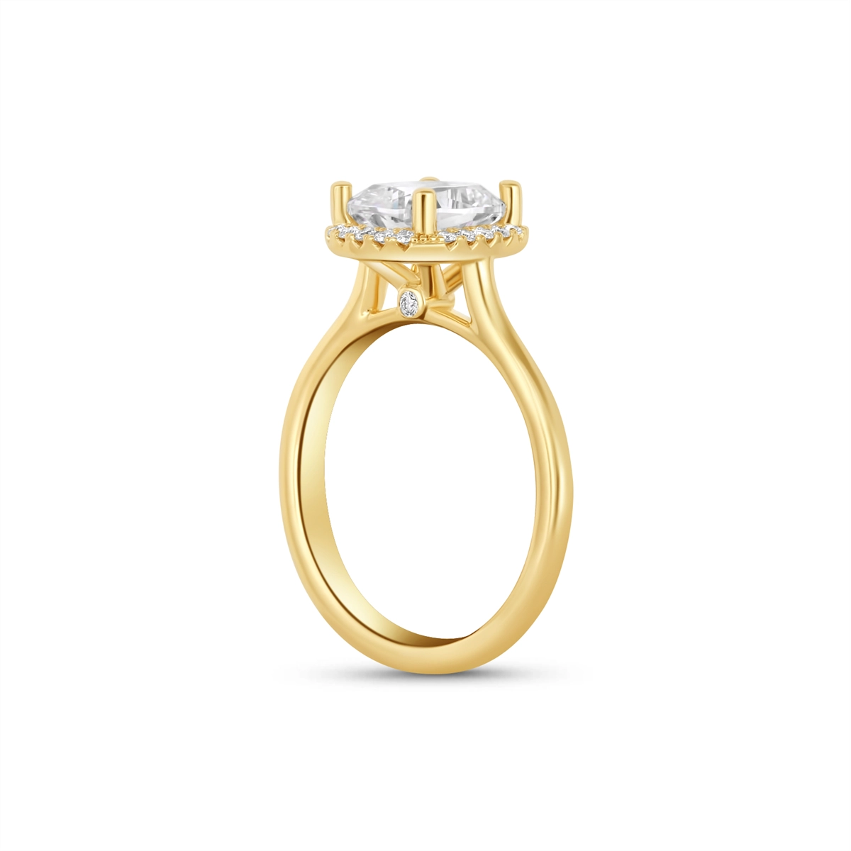 Fana Engagement Rings in Yellow Gold containing Diamond S3044/YG-2.0CT-CU