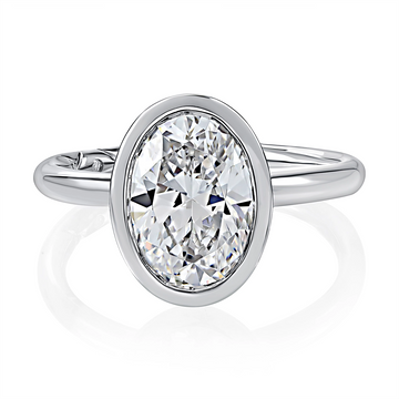 A. Jaffe Engagement Rings in White Gold containing Diamond MECOV3006L/250B-W