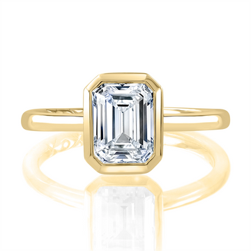 A. Jaffe Engagement Rings in Yellow Gold containing Diamond MECEC3006L/150-Y