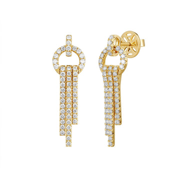 Earrings Earrings in Yellow Gold containing Diamond 449925