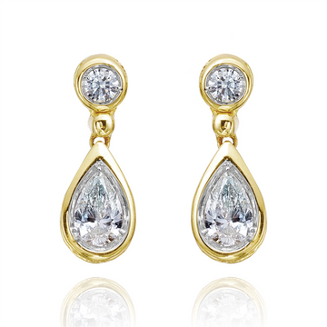 Earrings Earrings in Yellow Gold containing Diamond 450581