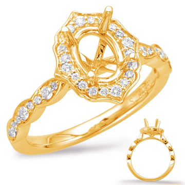 Engagement Collections Engagement Rings in Yellow Gold containing Diamond 452947