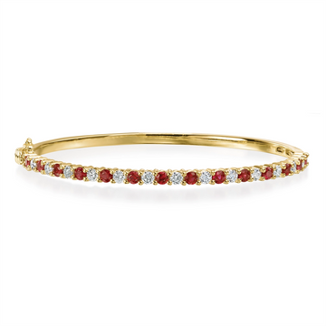Bracelets Bracelets in Yellow Gold containing Multi-gemstone, Diamond, Ruby 453248
