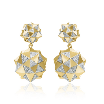 Earrings Earrings in Yellow Gold containing Diamond 453870