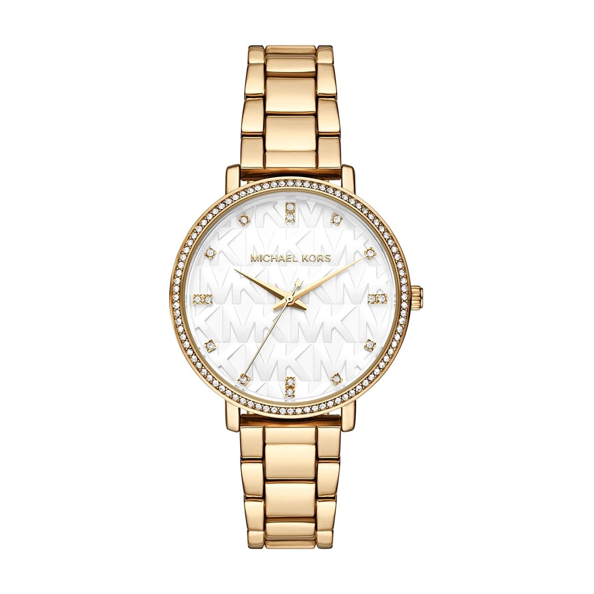 Michael Kors Gold Timepiece with White Face Michael Kors Women main image 2