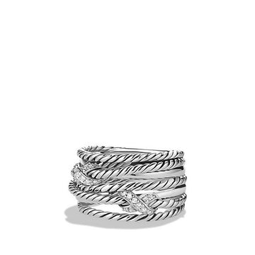 David Yurman Rings in Silver containing Diamond R07456DSSADI6