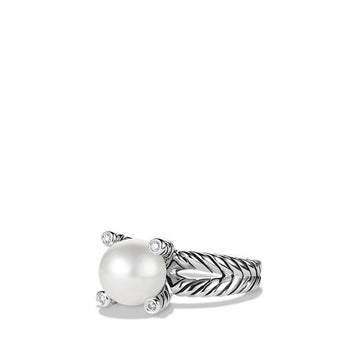 David Yurman Rings in Silver containing Multi-gemstone, Diamond, Pearl R08991DSSDPEDI7