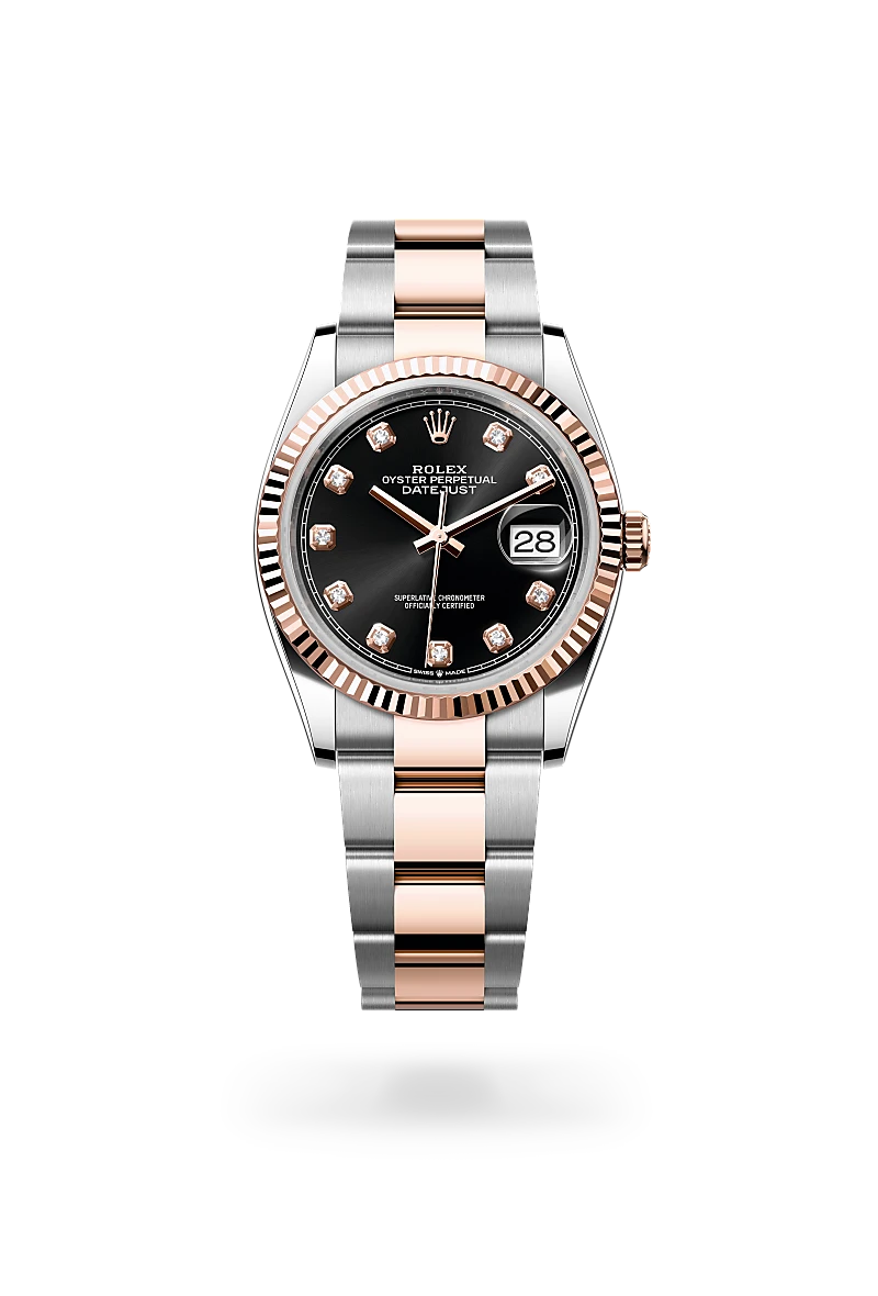 Rolex Datejust in Everose Rolesor - combination of Oystersteel and Everose gold, M126231-0020 - Meierotto Jewelers
