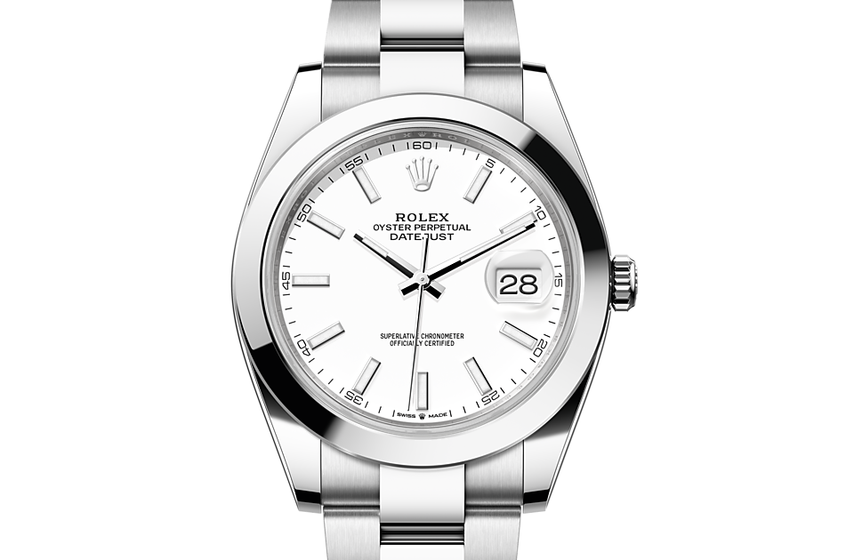Rolex Datejust 41 m126300-0005 Watch Font Facing