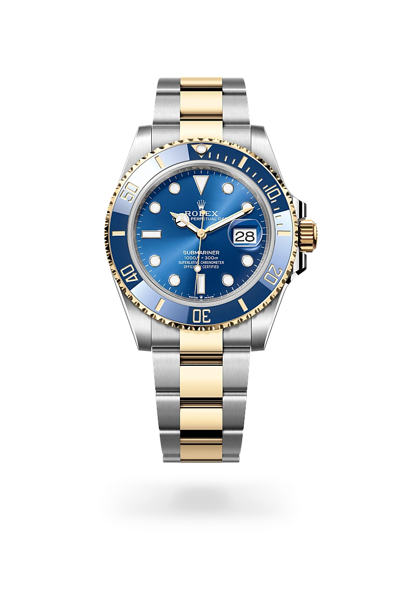 Rolex Submariner in Yellow Rolesor - combination of Oystersteel and yellow gold, M126613LB-0002 - Meierotto Jewelers