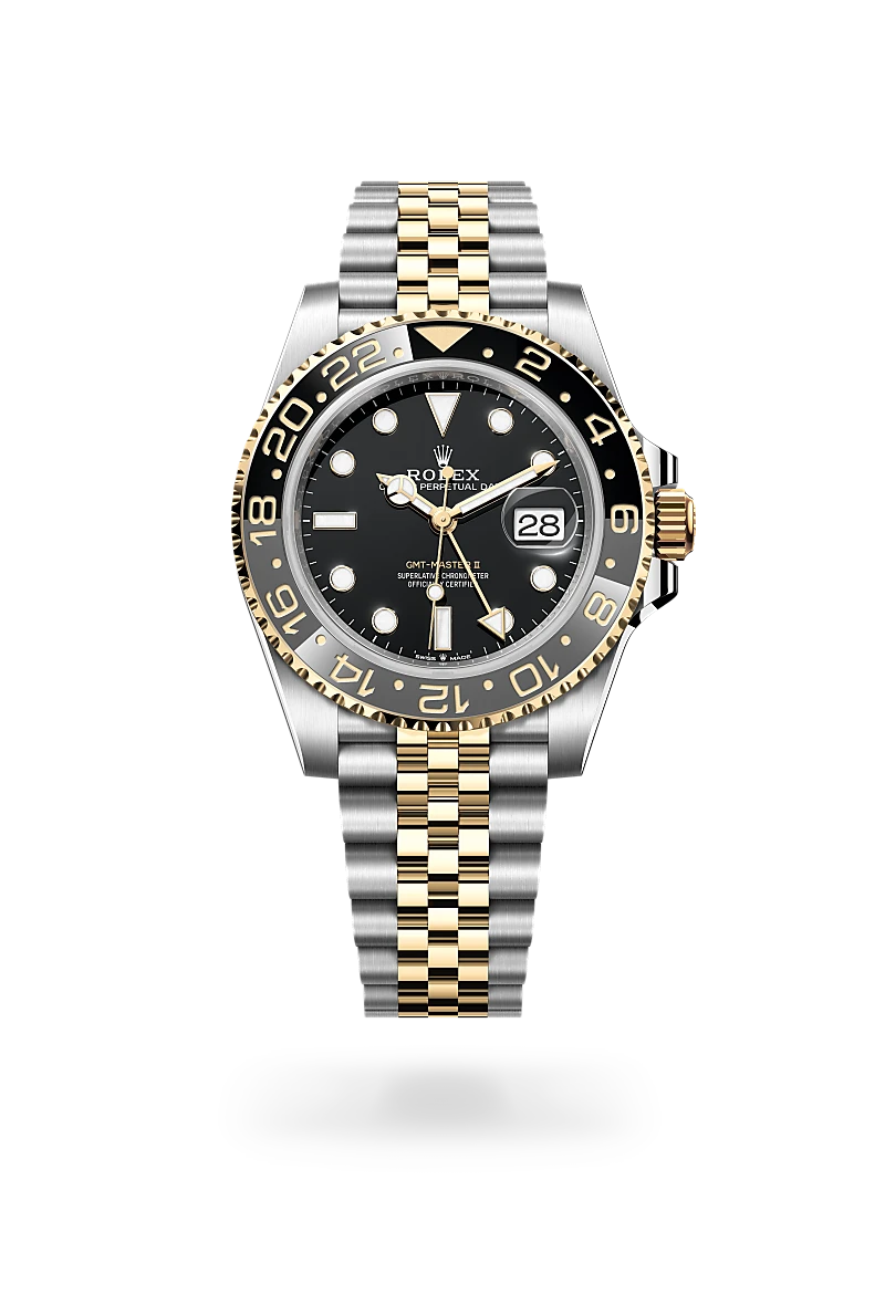 Rolex GMT-Master II in Yellow Rolesor - combination of Oystersteel and yellow gold, M126713GRNR-0001 - Meierotto Jewelers