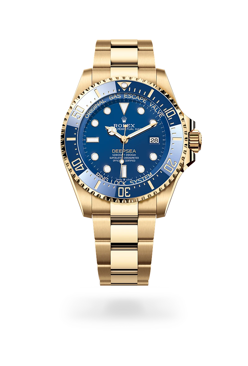 Rolex Deepsea in 18 kt yellow gold, M136668LB-0001 - Meierotto Jewelers