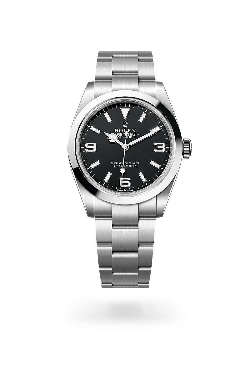 Rolex Explorer in Oystersteel, M224270-0001 - Meierotto Jewelers