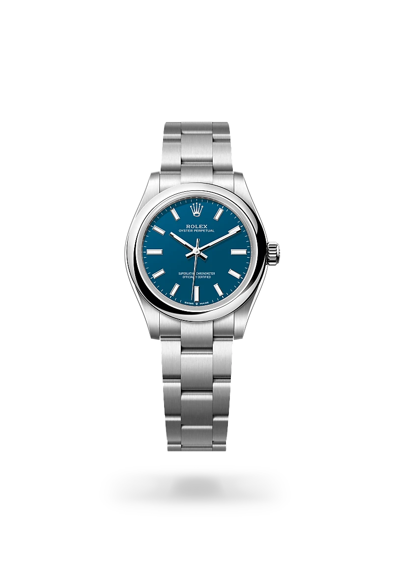 Rolex Oyster Perpetual in Oystersteel, M277200-0017 - Meierotto Jewelers