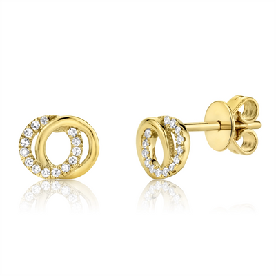 csv_image Earrings Earring in Yellow Gold containing Diamond 394047