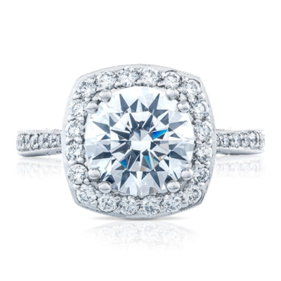 csv_image Tacori Engagement Ring in Platinum/Palladium containing Diamond HT 2652 CU 8.5