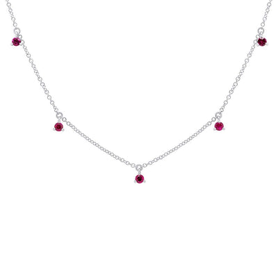 csv_image Necklaces Necklace in White Gold containing Ruby 411934