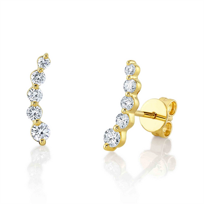 csv_image Earrings Earring in Yellow Gold containing Diamond 412068