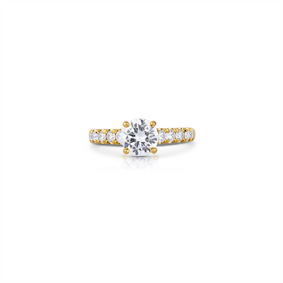 csv_image Jack Kelege Engagement Ring in Yellow Gold containing Diamond KGR1018-Y