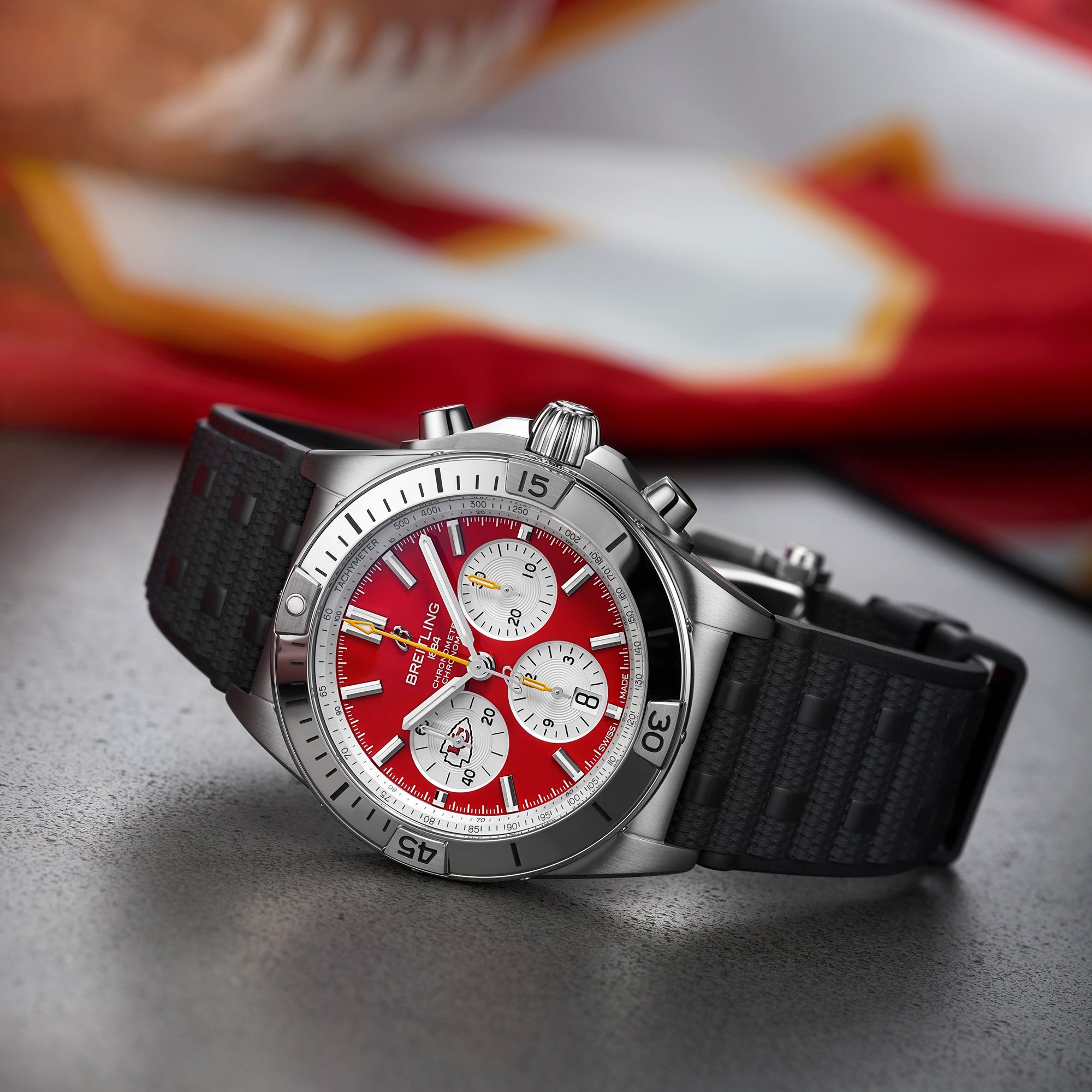 Breitling Introduces the Kansas City Chiefs edition watch