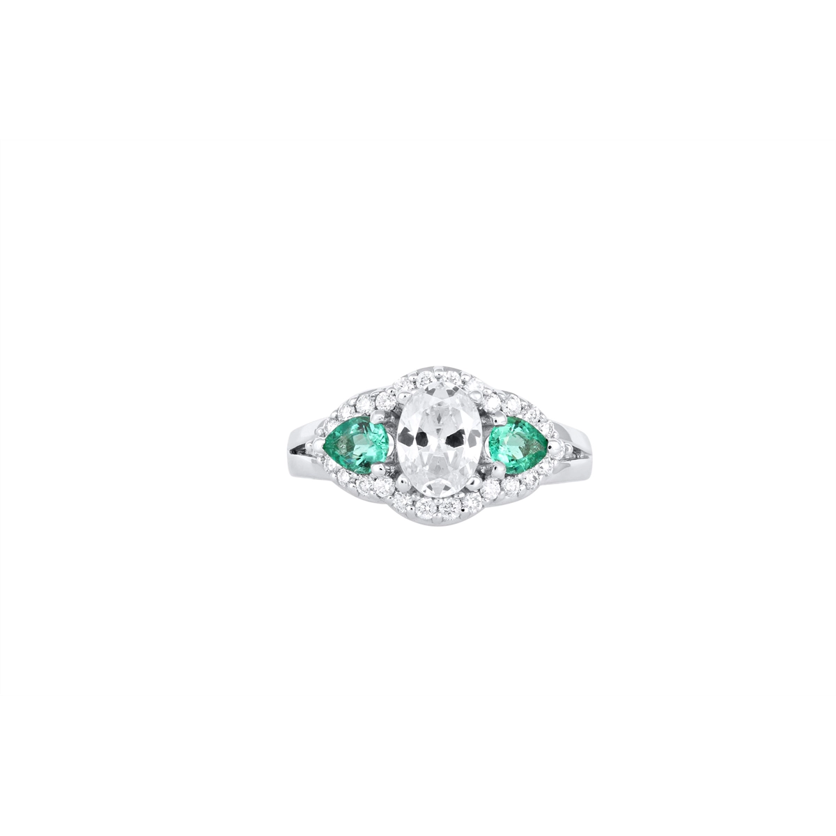 A. Jaffe Engagement Rings in White Gold containing Diamond RMS009/243-18K