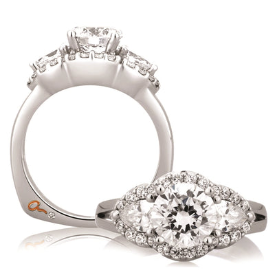 csv_image A. Jaffe Engagement Ring in White Gold containing Diamond RMS009/243-18K