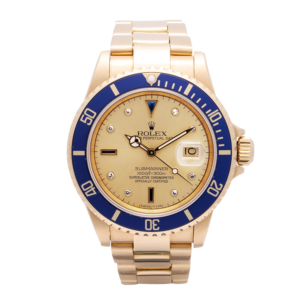 Preowned Rolex watch in Yellow Gold 16808-2S-B92908