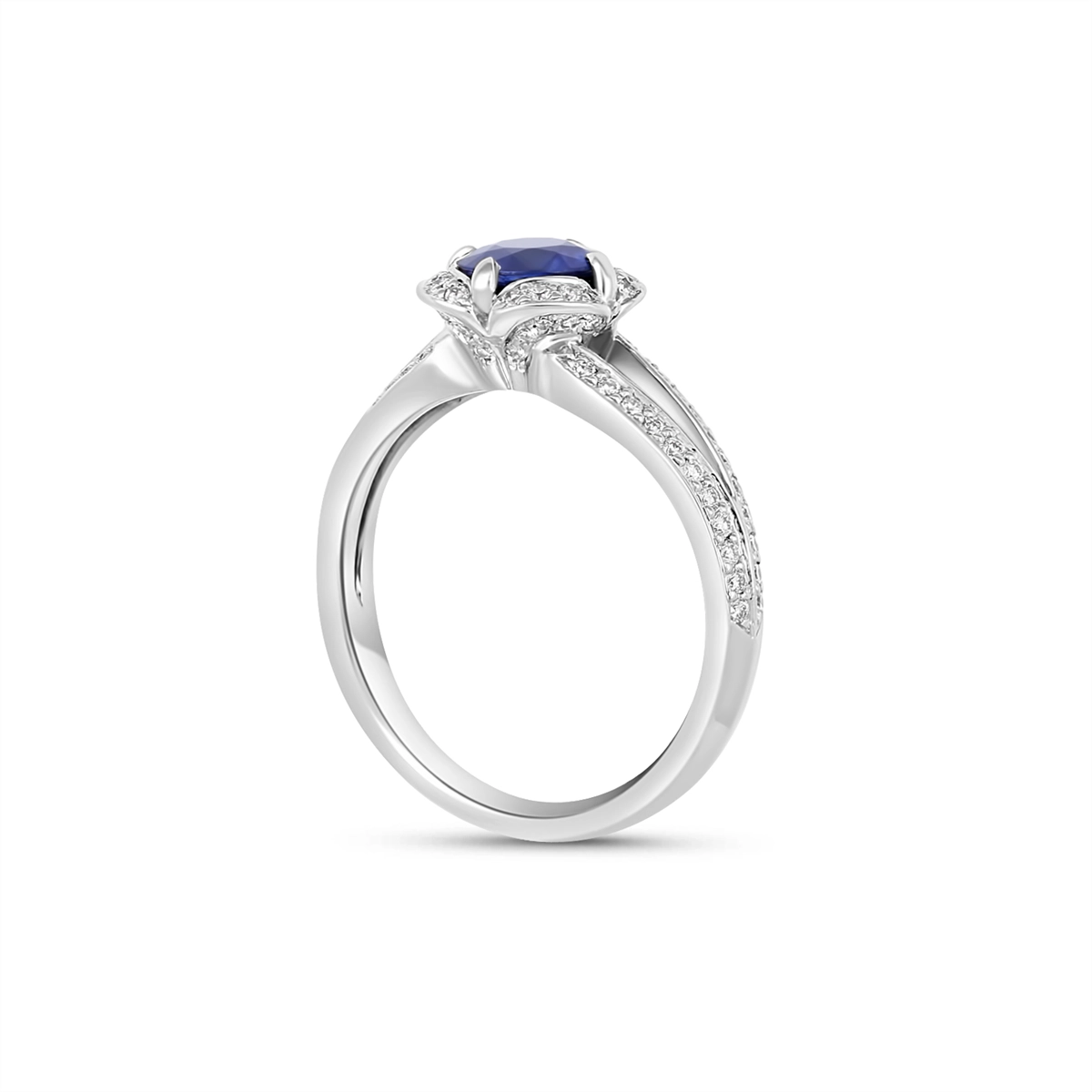 Ritani Rings in White Gold containing Multi-gemstone, Diamond, Sapphire 117489
