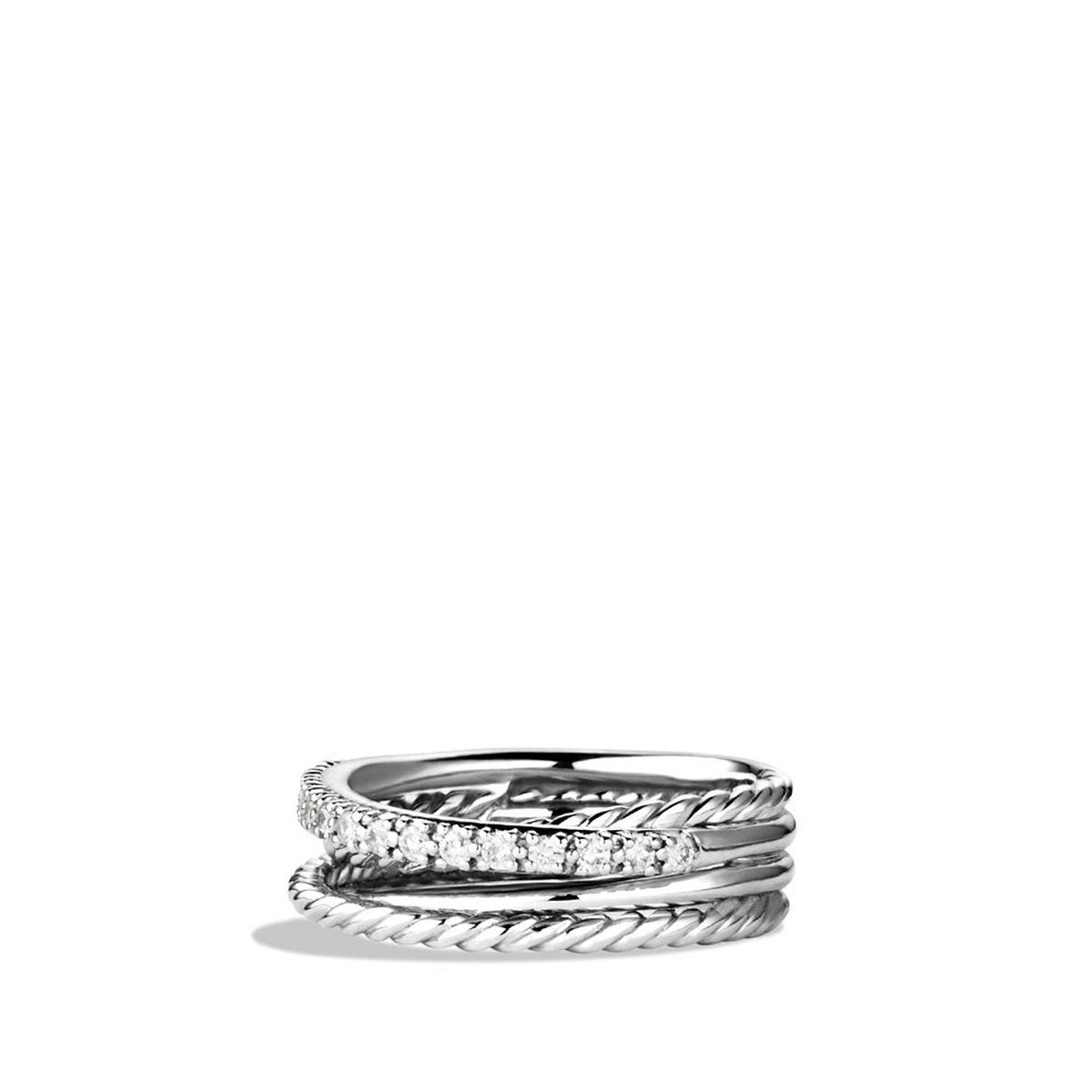 David Yurman Rings in Silver containing Diamond R07436DSSADI6