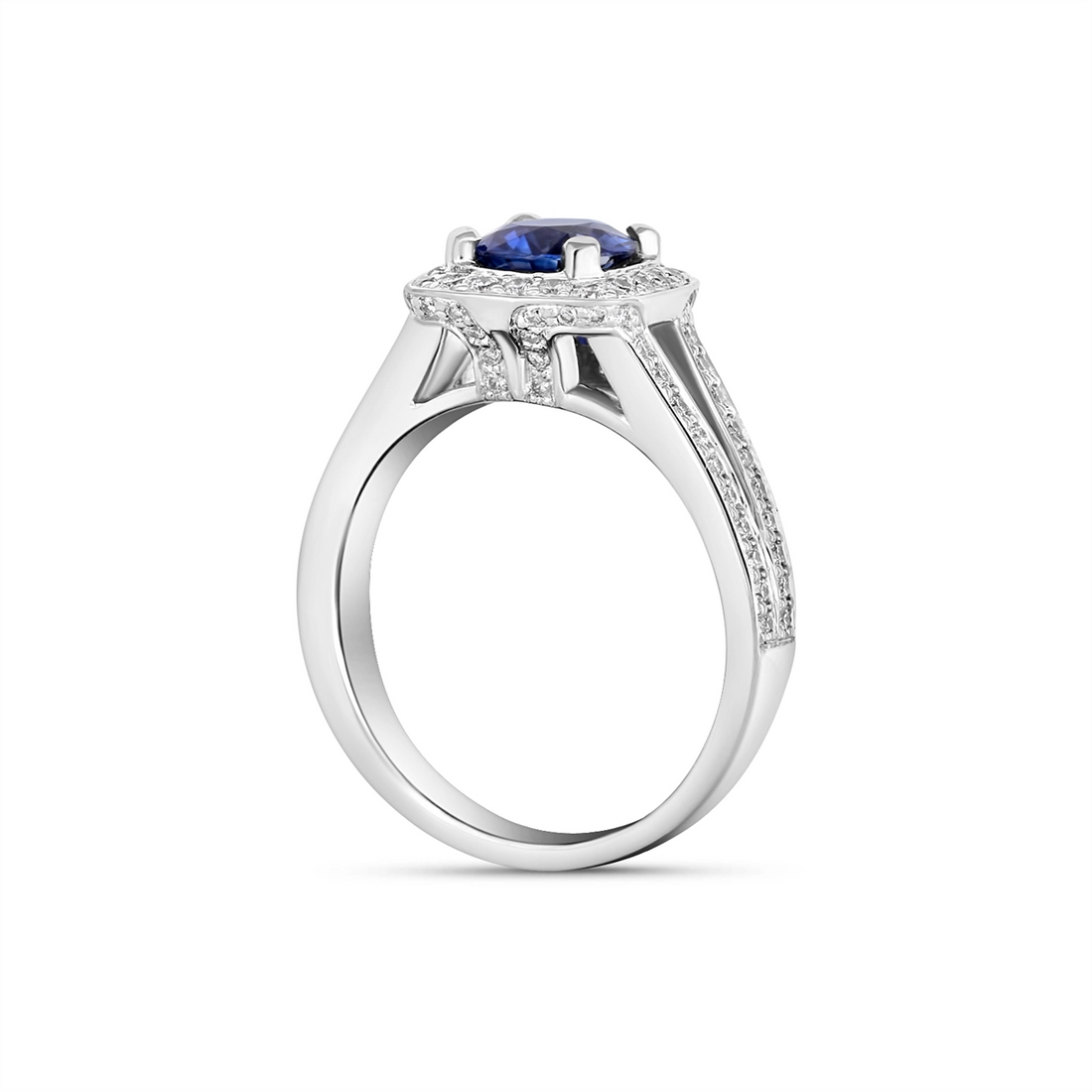 Ritani Rings in White Gold containing Multi-gemstone, Diamond, Sapphire 125078