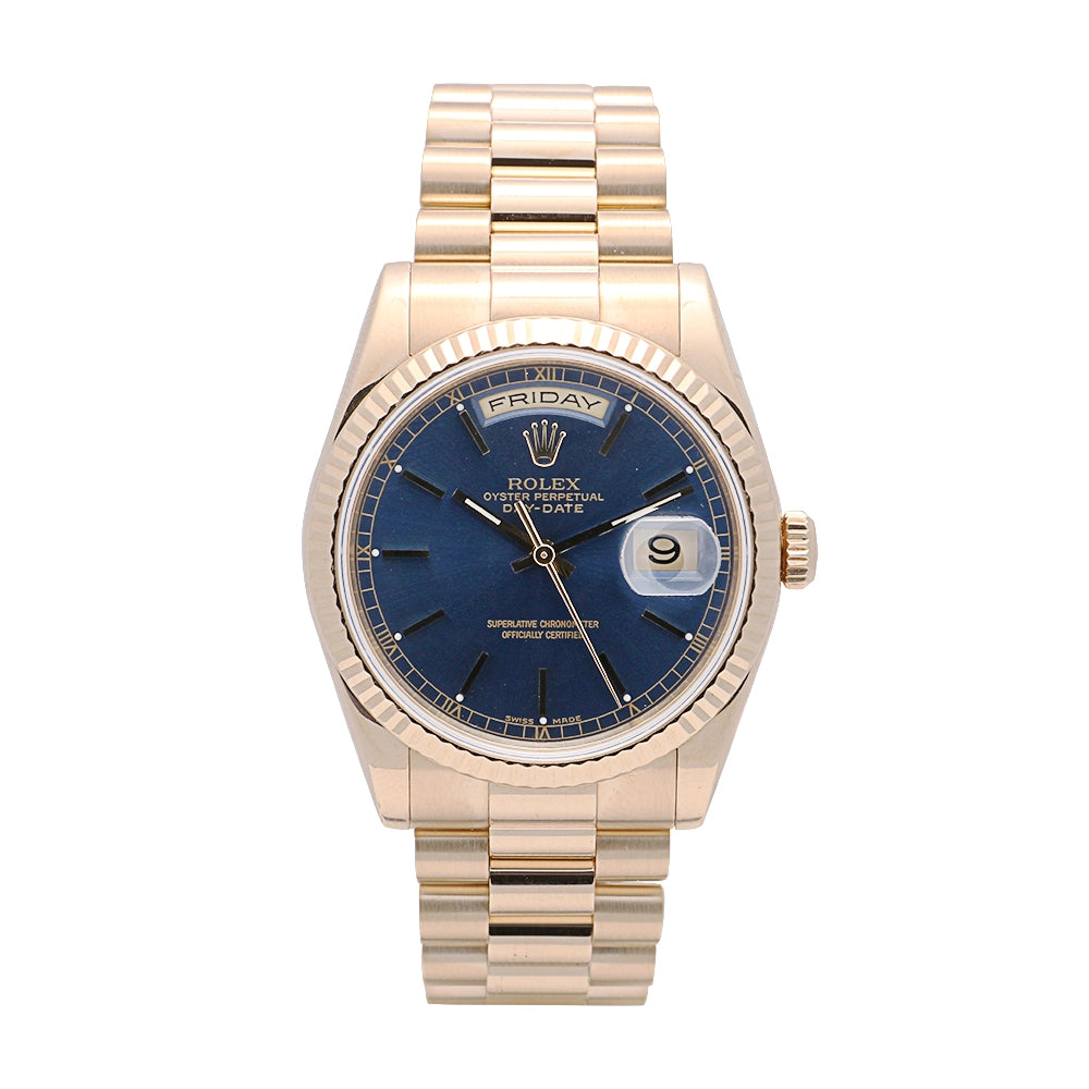 Preowned Rolex watch in Yellow Gold 118238