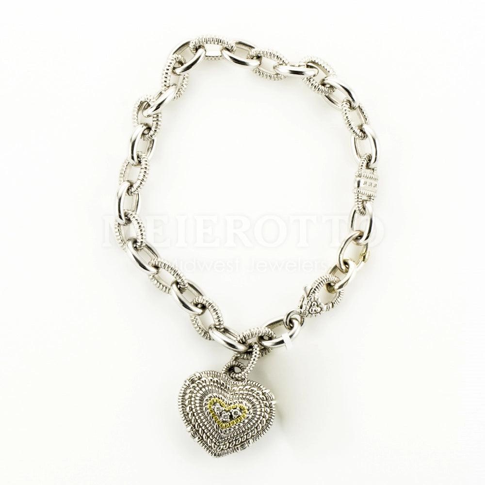 Judith Ripka Bracelets in Mixed Metals SB301DI-7.5