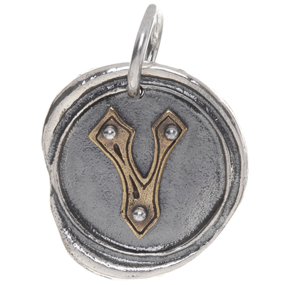 Waxing Poetic Pendants in Mixed Metals M550-V