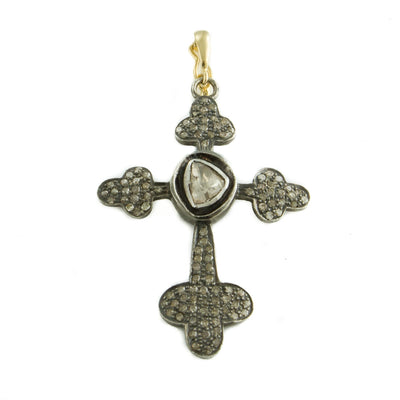 csv_image Bijoux de Mer Pendant in Mixed Metals containing Diamond NP-644