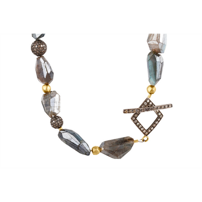 Bijoux de Mer Bracelets in Mixed Metals containing Other, Multi-gemstone, Diamond PB-343B-CUST