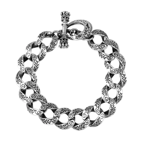 King Baby Studio Bracelets in Silver K42-5142-8.75
