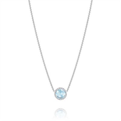 csv_image Tacori Necklace in Mixed Metals containing Blue topaz  SN15302
