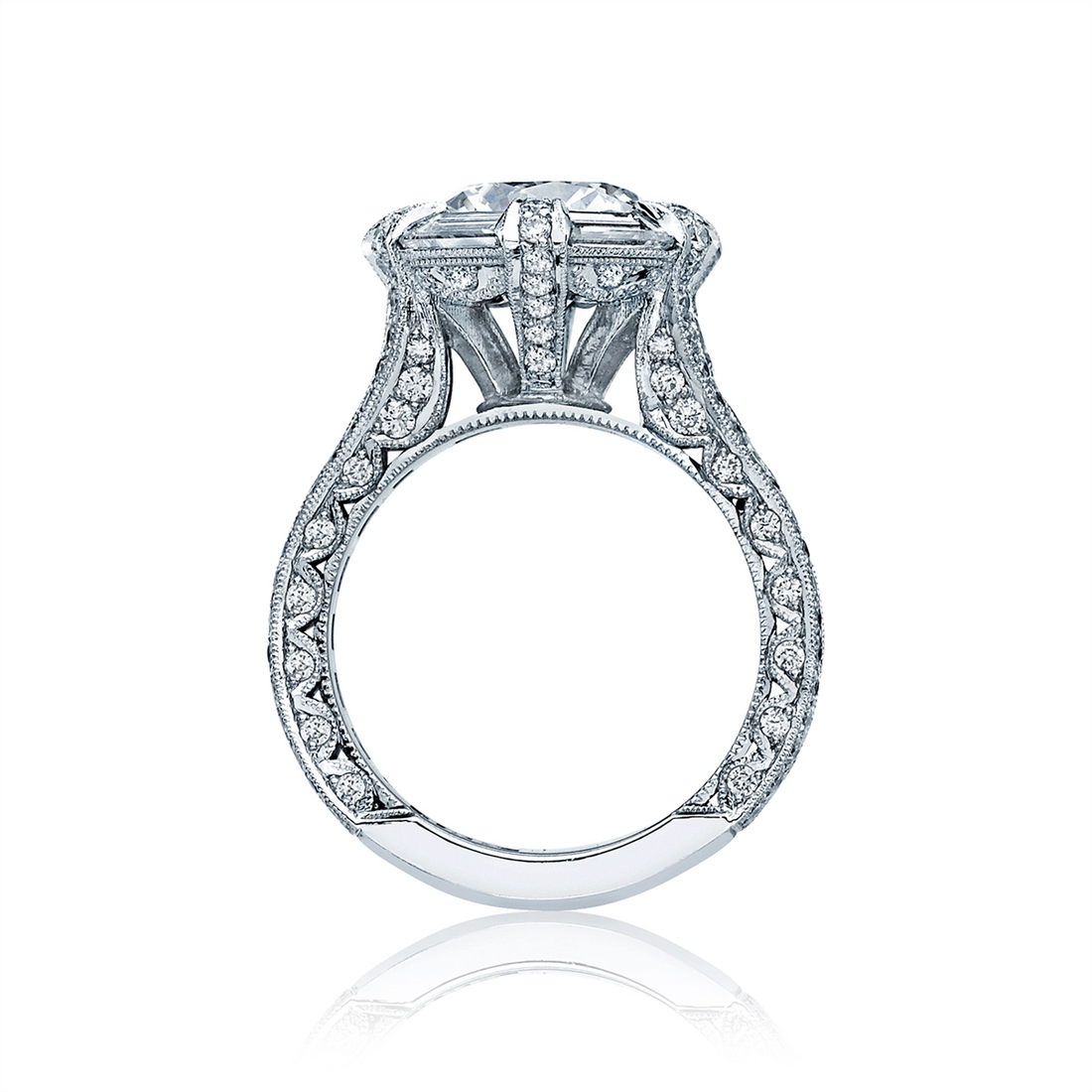 Tacori Engagement Rings in Platinum/Palladium containing Diamond HT 2603 RD 9.5