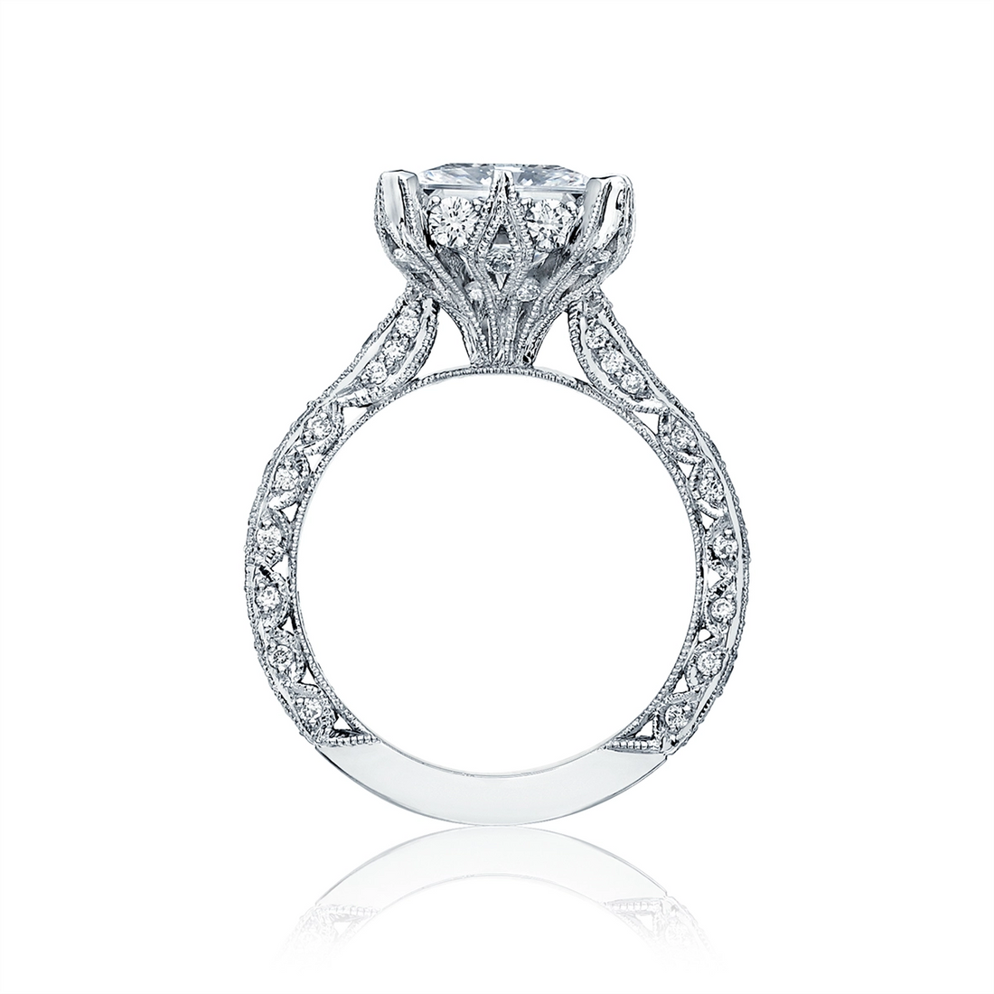 Tacori Engagement Rings in Platinum/Palladium containing Diamond HT 2604 PR 8