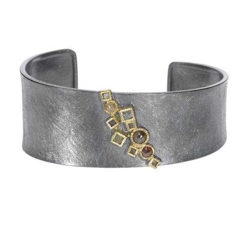 Todd Reed Bracelets in Mixed Metals containing Diamond TRDB624-MED-16