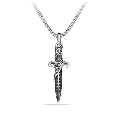 David Yurman Pendants in Silver containing Black diamond D15311MSSABD