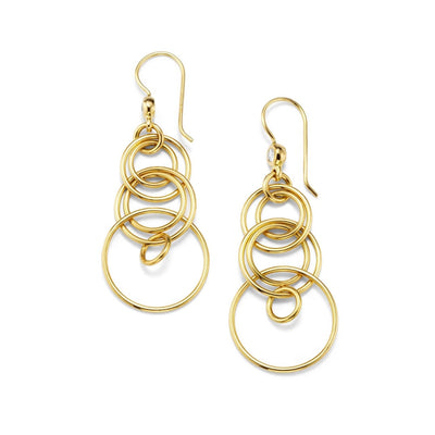 Ippolita Earrings in Yellow Gold containing Diamond GE017