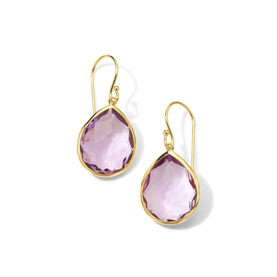 Ippolita Earrings in Yellow Gold containing Amethyst GE350AM-B