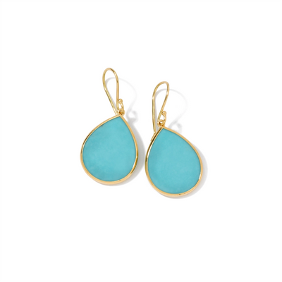 Ippolita Earrings in Yellow Gold containing Turquoise GE615TQSL