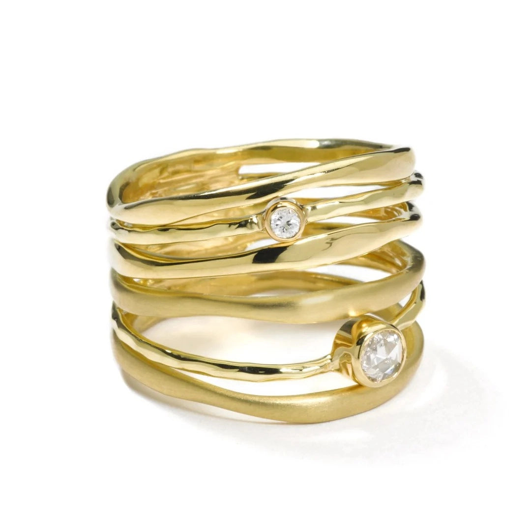 Ippolita Rings in Yellow Gold containing Diamond GR014DIA-A