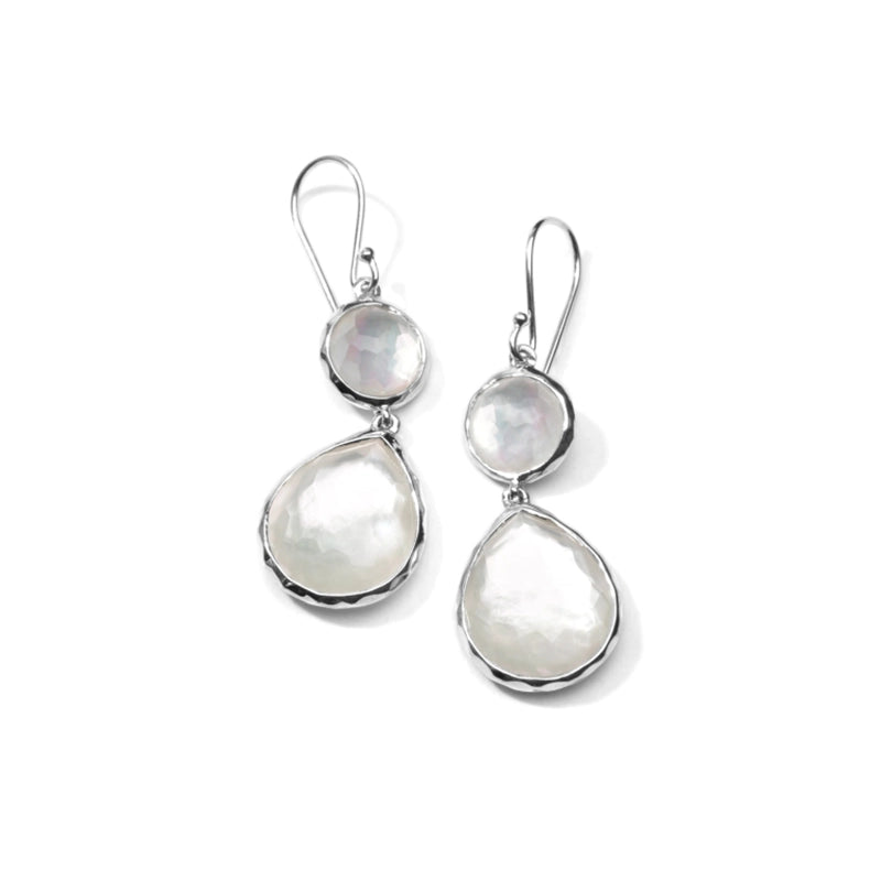 Ippolita Earrings in Silver containing Mother of pearl, Quartz, Multi-gemstone SE065DFMOP