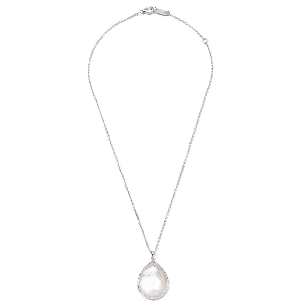 Ippolita Necklaces in Silver containing Mother of pearl, Quartz, Multi-gemstone SN090DFMOP