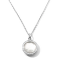 Ippolita Necklaces in Silver containing Mother of pearl, Quartz, Multi-gemstone, Diamond SN512DFMOPDIA