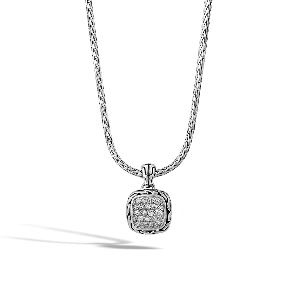John Hardy Necklaces in Silver containing Diamond NBP992412DIX16-18