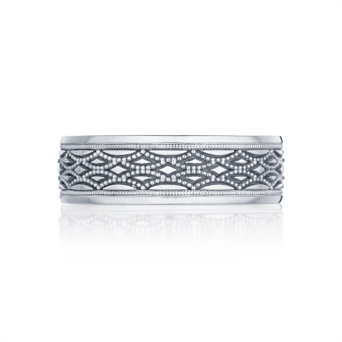 Tacori Wedding Rings in White Gold 116-6W